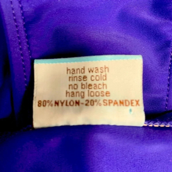 Letarte Maui, Hawaii Micro Bikini Set Royal Blue with Rings Size XS - Picture 7 of 7